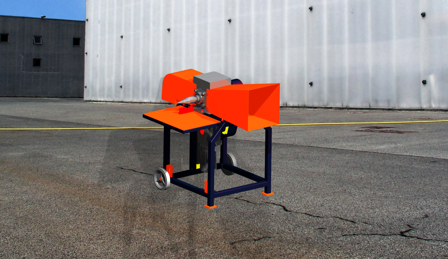 A2004542-木材粉碎机 - 木柴劈木机